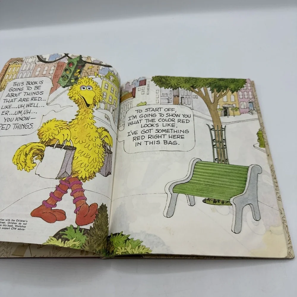 Sesame Street Big Birds Red‎ Book. 1977. Featuring Jim Hensons Muppets. Hardback